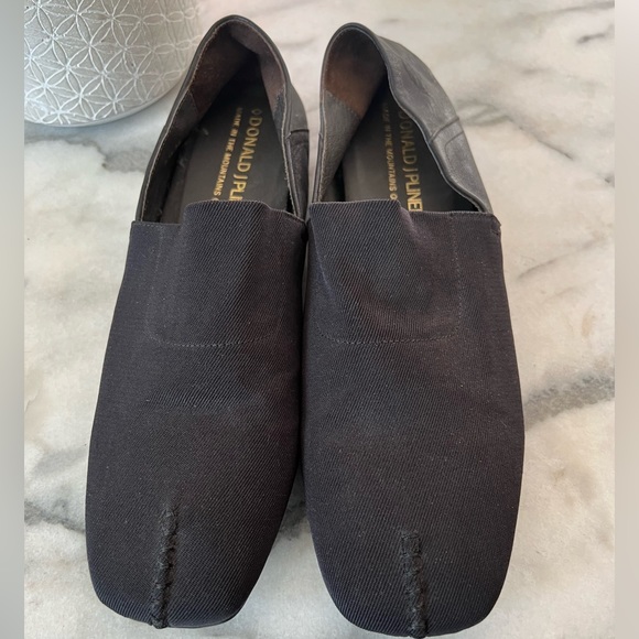 Vintage 90’s Donald J Pilner  black slip on flats. Never worn. 8.5 M - Picture 3 of 11